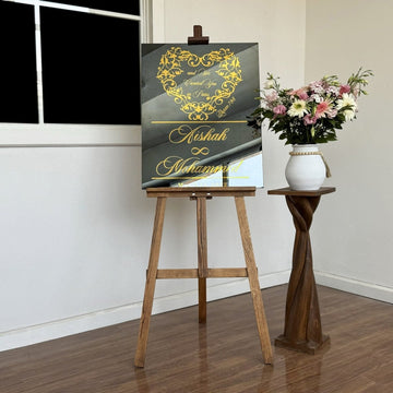 Muslim Wedding Sign - Surah Nebe 8 We Created You in Pairs, Nikkah Mirror - Islamic Wall Art Store