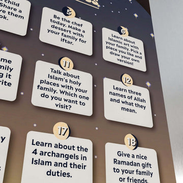 Personalized Ramadan Calendar for Goodness – Acrylic Islamic Wall Art Decor - Islamic Wall Art Store