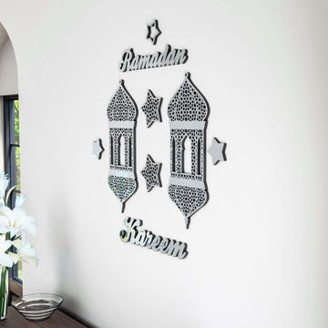 popular-greeting-ramadan-kareem-silver-acrylic-wooden-islamic-wall-art-for-modern-home-decor-islamicwallartstore
