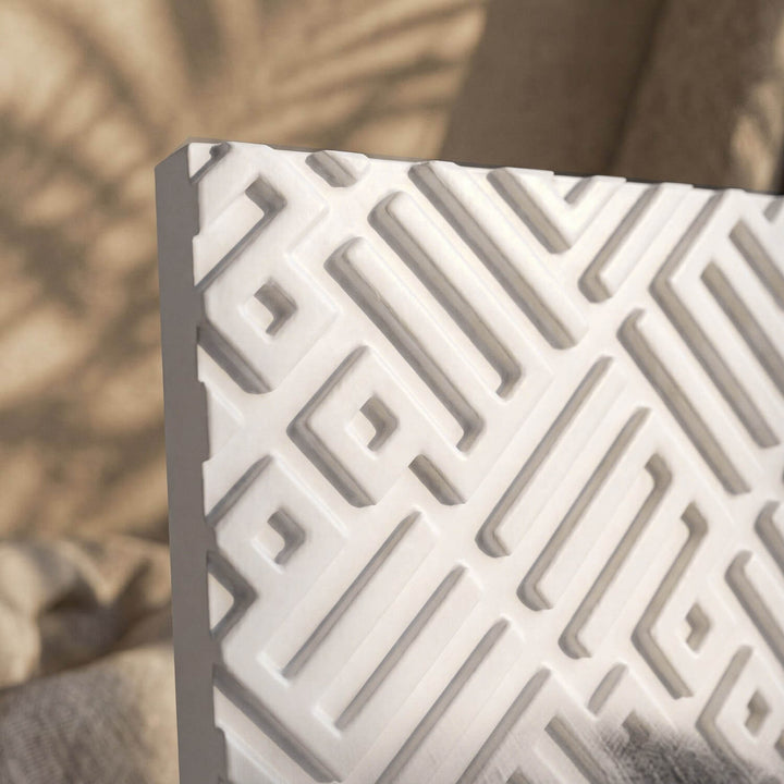 Set of 2 Kufic Allah (SWT) & Muhammad (PBUH) Islamic Stone Decor