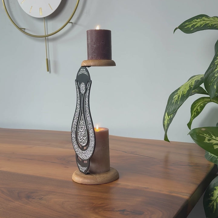 tulip-shaped-ayatul-kursi-islamic-candle-holder-black-uv-print-islamic-art-decor-islamicwallartstore