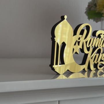 gold-colored-ramadan-kareem-english-calligraphy-wooden-islamic-art-video-for-ramadan-decor-islamicwallartstore