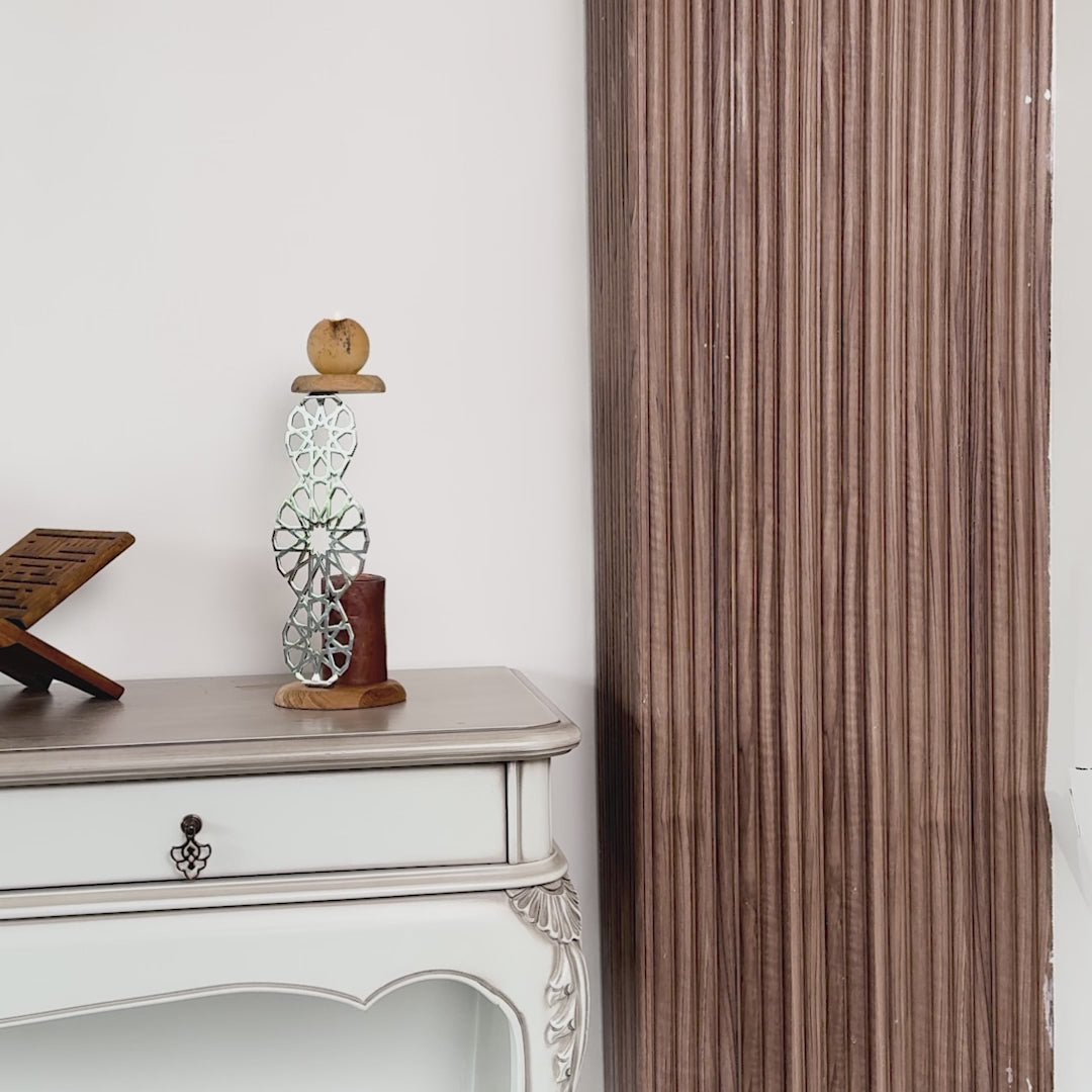 Geometric Islamic Candle Holder - Spiritual Decor
