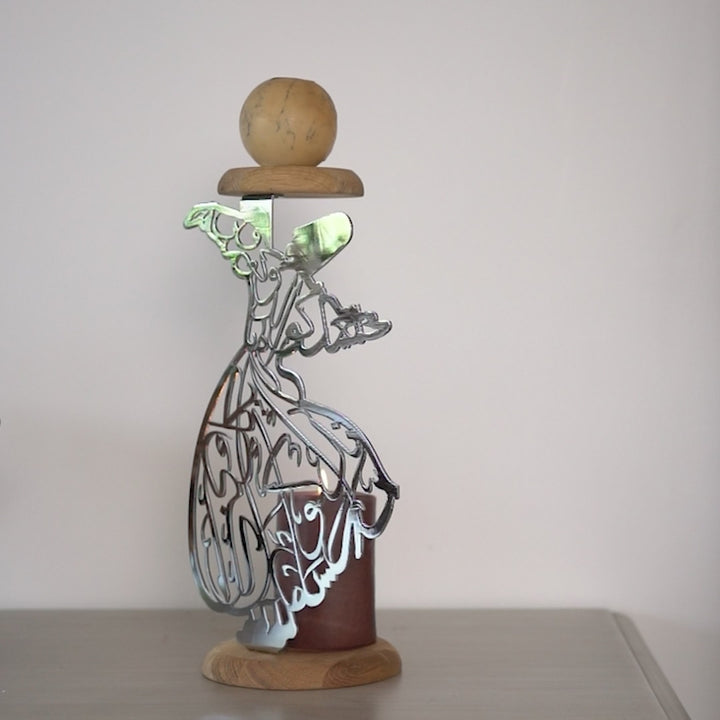 Whirling Dervish Islamic Candle Holder: Perfect Gift for Art Lovers