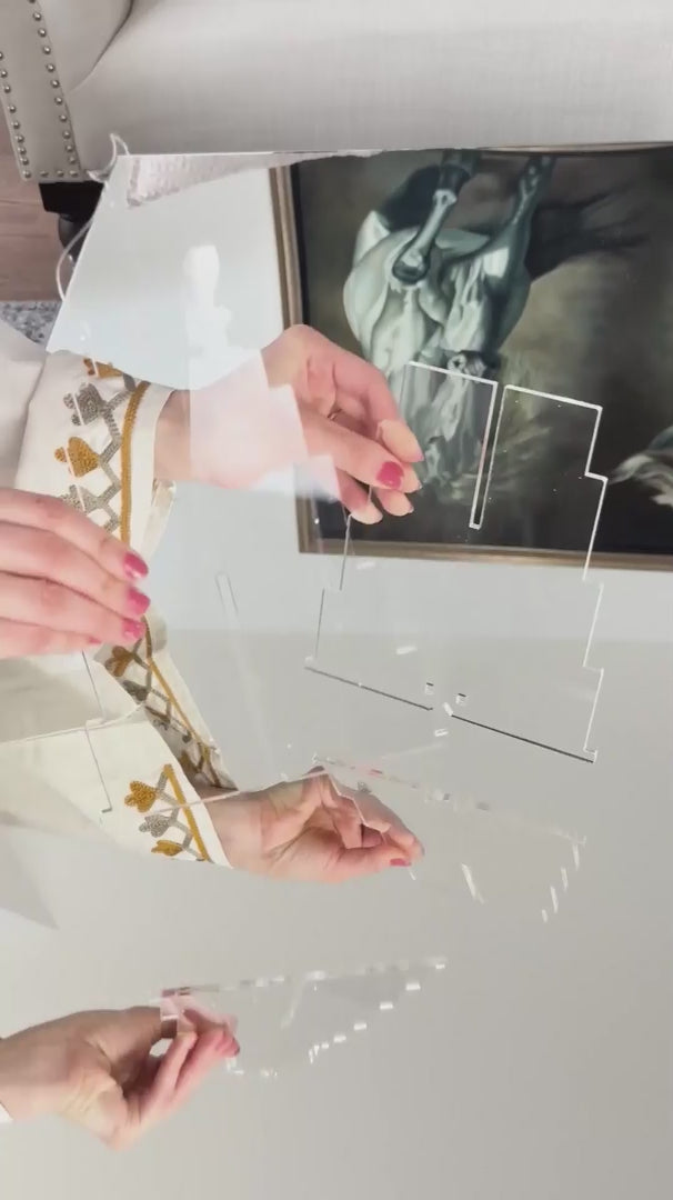 Ramadan Serving Stand – 3-Tier Acrylic Mosque Shaped Dessert & Date Holder