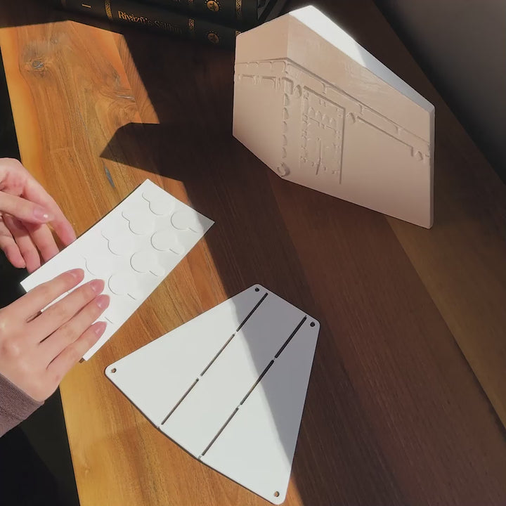 Kaaba, Al-Aqsa, Al-Nabawi Set of 3 Masjids - Stone Islamic Table Decor