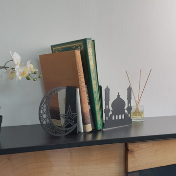 islamic-metal-bookend-mosque-crescent-design-elegant-shelf-accent-islamicwallartstore