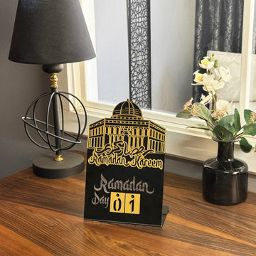 Ramadan Calendar Islamic Gift Ramadan Table Decor - Masjid Al Aqsa - Islamic Wall Art Store