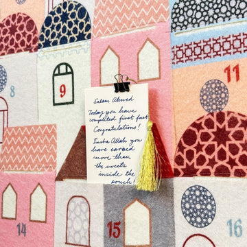 Ramadan Calendar & Pouch Islamic Gift for Kids and Family - Islamic Wall Art Store