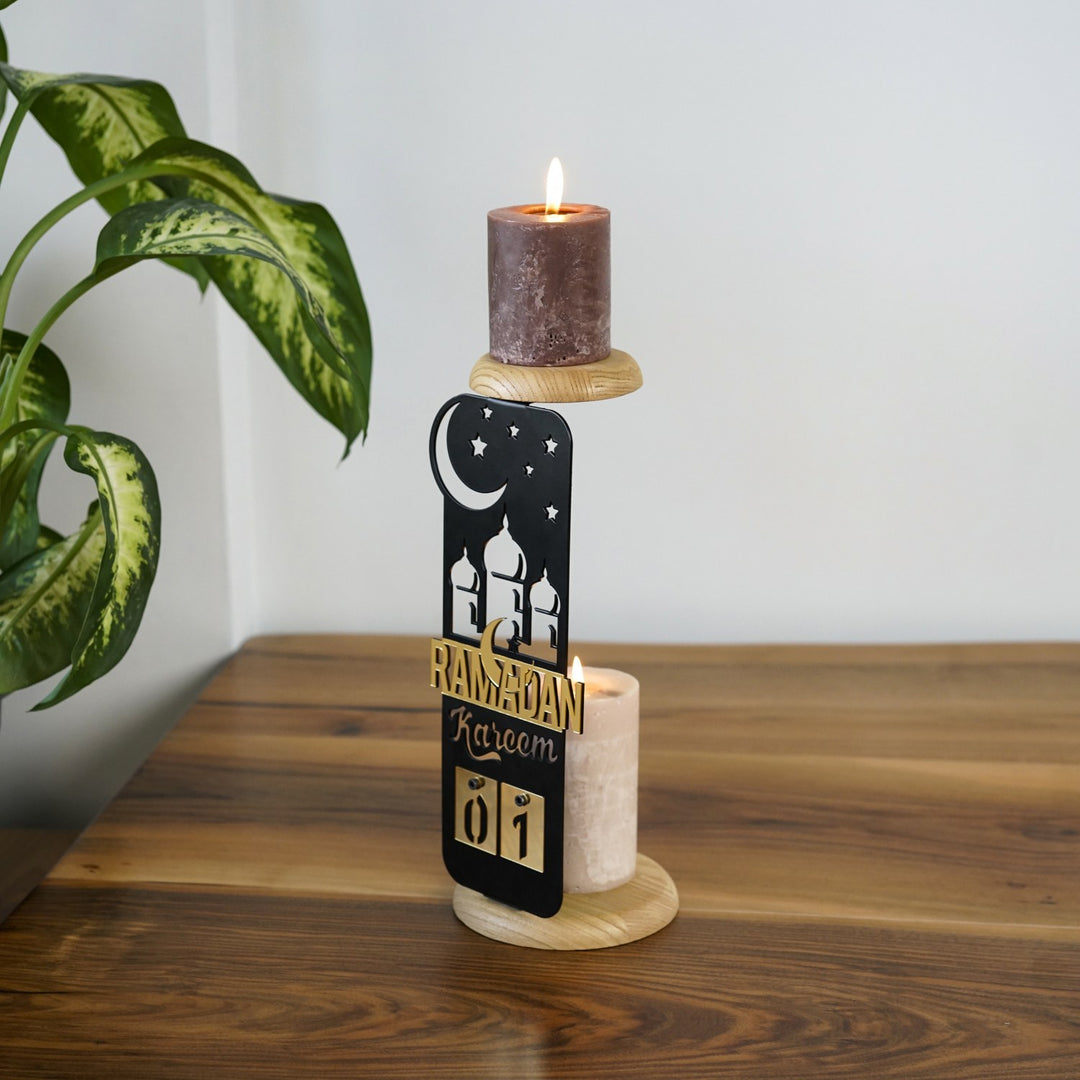 ramadan-kareem-calendar-design-islamic-candleholder-black-latin-calligraphy-islamicwallartstore