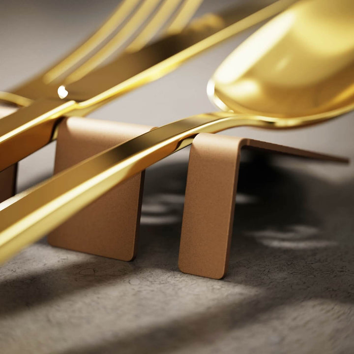 Ramadan Kareem Metal Cutlery Holder – Islamic Iftar Table Decor