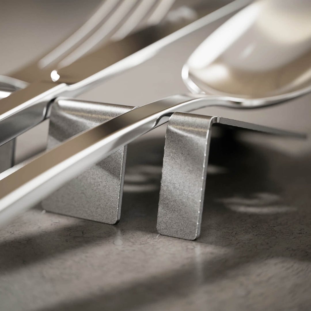 Ramadan Kareem Metal Cutlery Holder – Islamic Iftar Table Decor