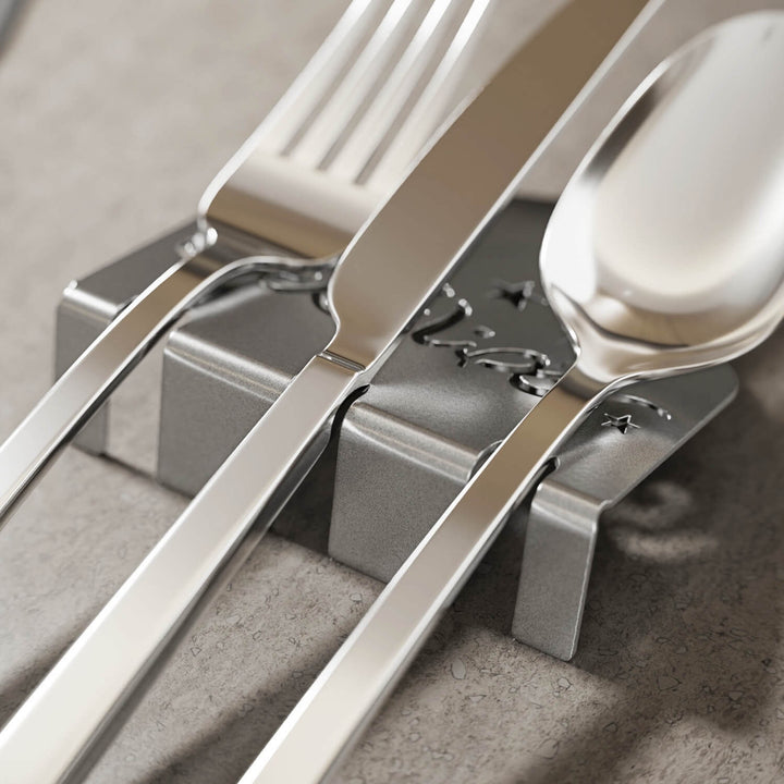 Ramadan Kareem Metal Cutlery Holder – Islamic Iftar Table Decor