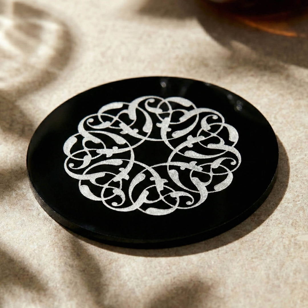 Modern Islamic Acrylic Coasters – Ramadan Table Decor