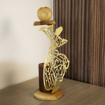 shiny-gold-dervish-figure-islamic-candle-holder-for-dining-room-decor-islamicwallartstore