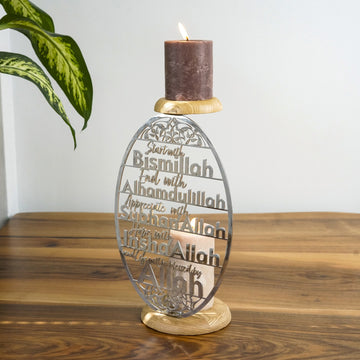 silver-islamic-candleholder-latin-calligraphy-powerful-dhikrs-design-islamicwallartstore