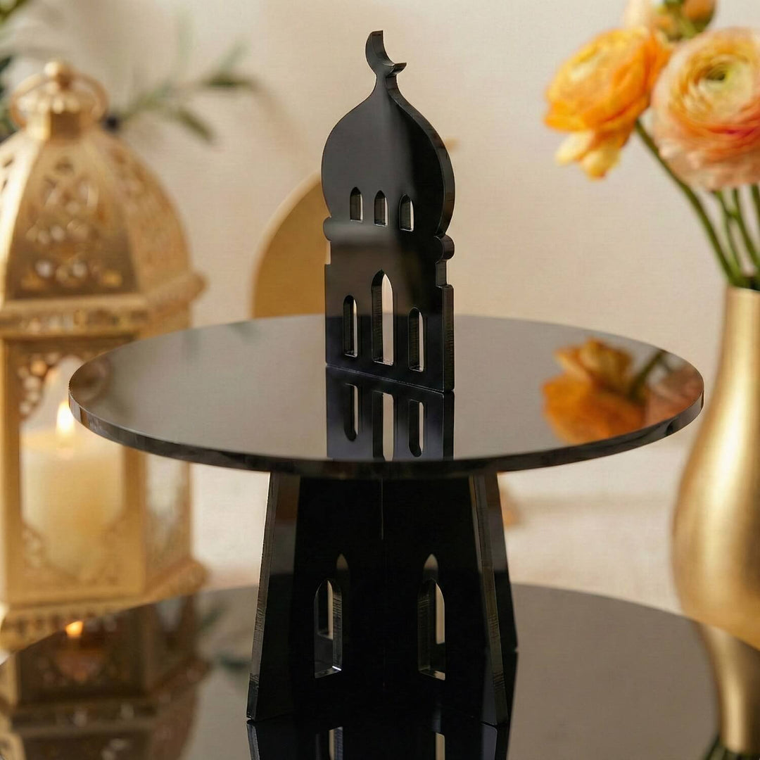3-Tier Round Acrylic Serving Stand – Ramadan Date & Sweets Tower