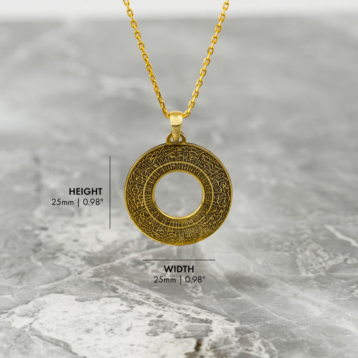 surah-al-fatihah-circle-muslim-jewelry-18k-gold-plated-silver-pendant-beautiful-muslim-pendant-ideal-gift-for-friends-islamicwallartstore