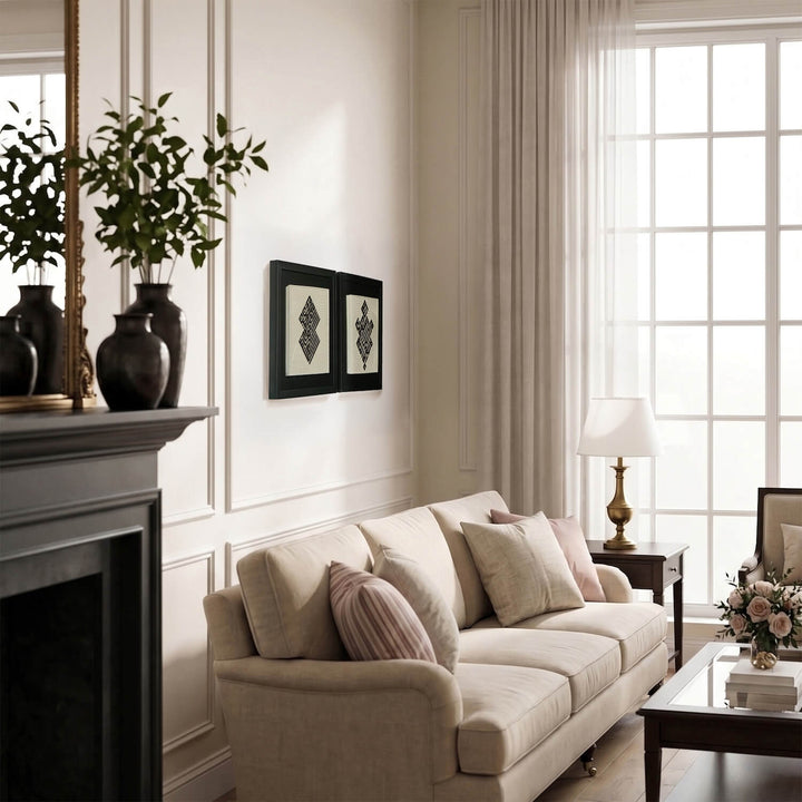 Meaningful Surah Fatihah Verse 1 and First Kalima Stone Decor designed for sophisticated Islamic home styling.