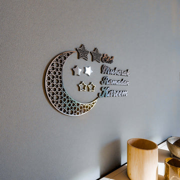 thoughtful-islamic-gift-ramadan-kareem-eid-mubarak-silver-acrylic-wooden-wall-art-for-muslim-homes-islamicwallartstore