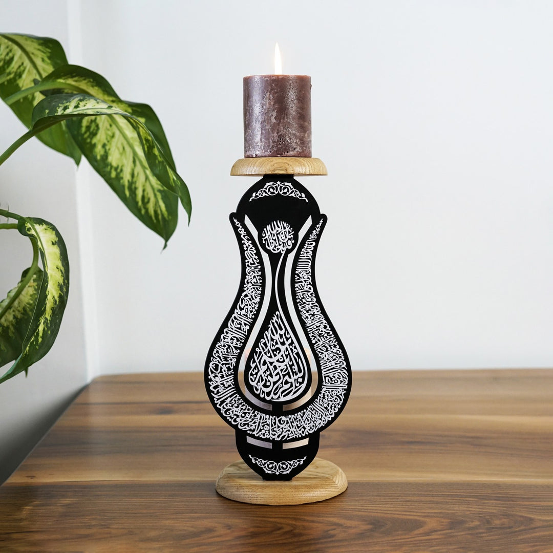 tulip-shaped-ayatul-kursi-islamic-candle-holder-black-islamic-home-decor-islamicwallartstore