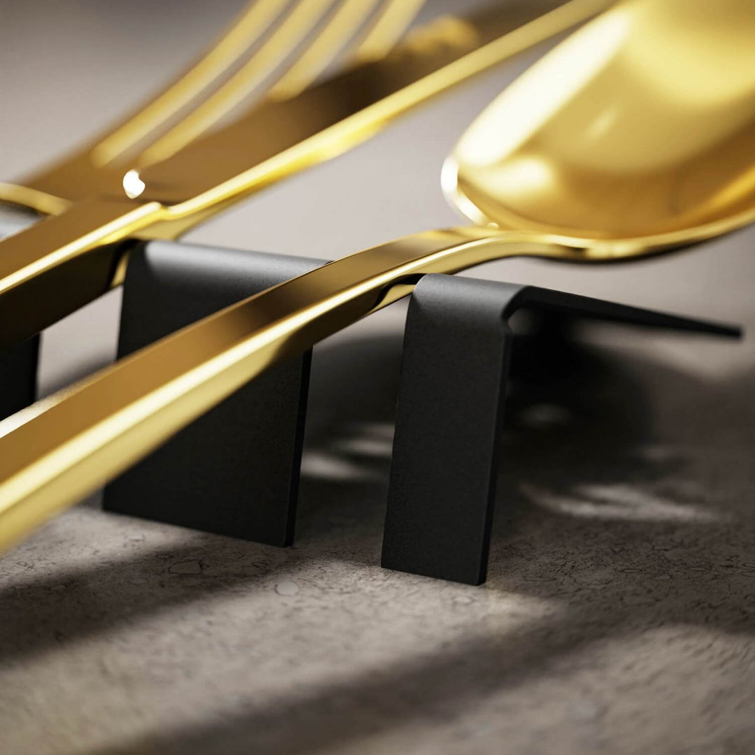 Saha w Afia Metal Cutlery Holder – Islamic Table Decor