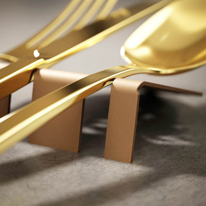 Saha w Afia Metal Cutlery Holder – Islamic Table Decor