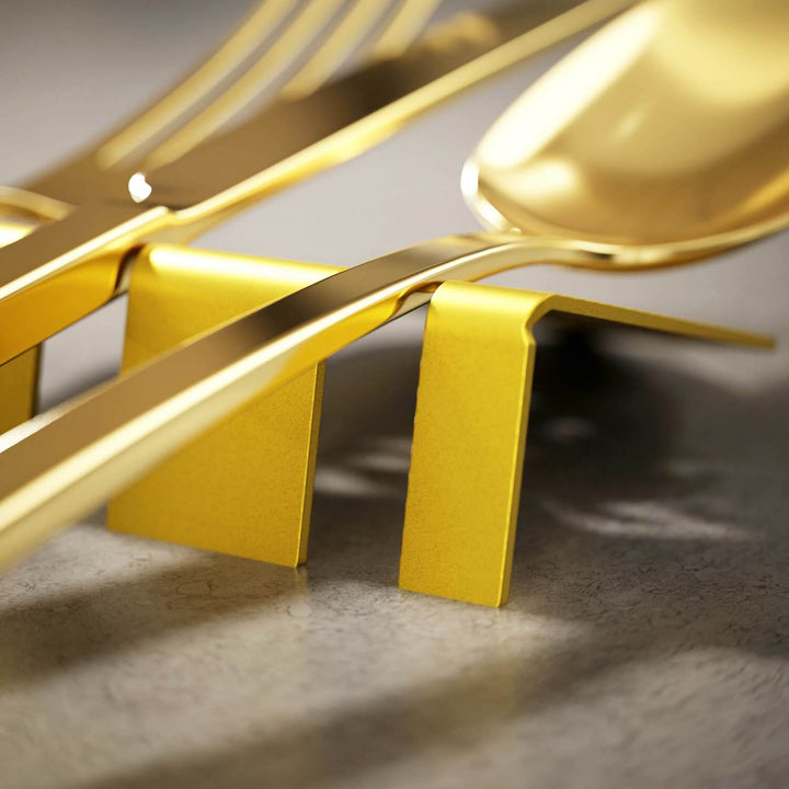 Saha w Afia Metal Cutlery Holder – Islamic Table Decor