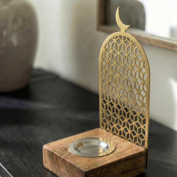 مبخرة بقاعدة خشبية عصرية – مبخرة بخور