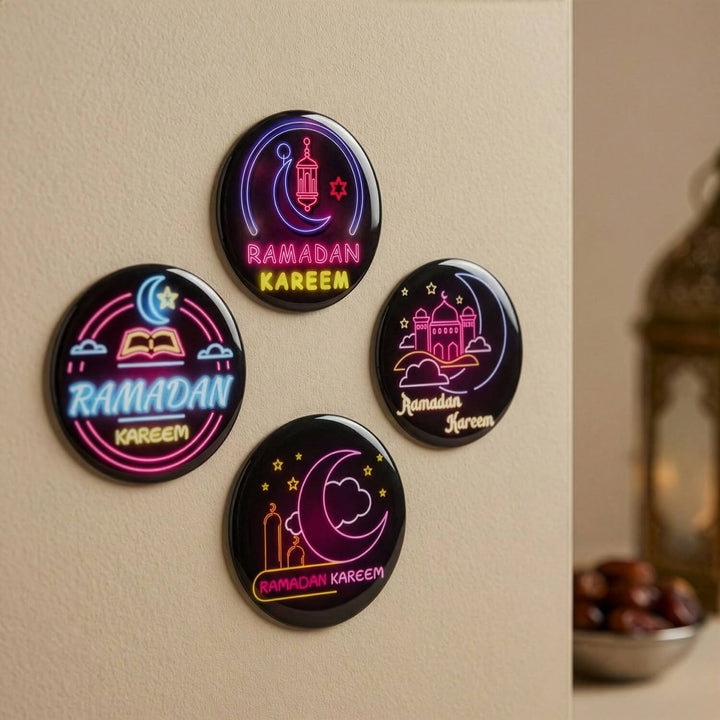 Neon Ramadan Sticker Set – Vibrant Islamic Decals