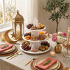 3-Tier Round Acrylic Serving Stand – Ramadan Date & Sweets Tower