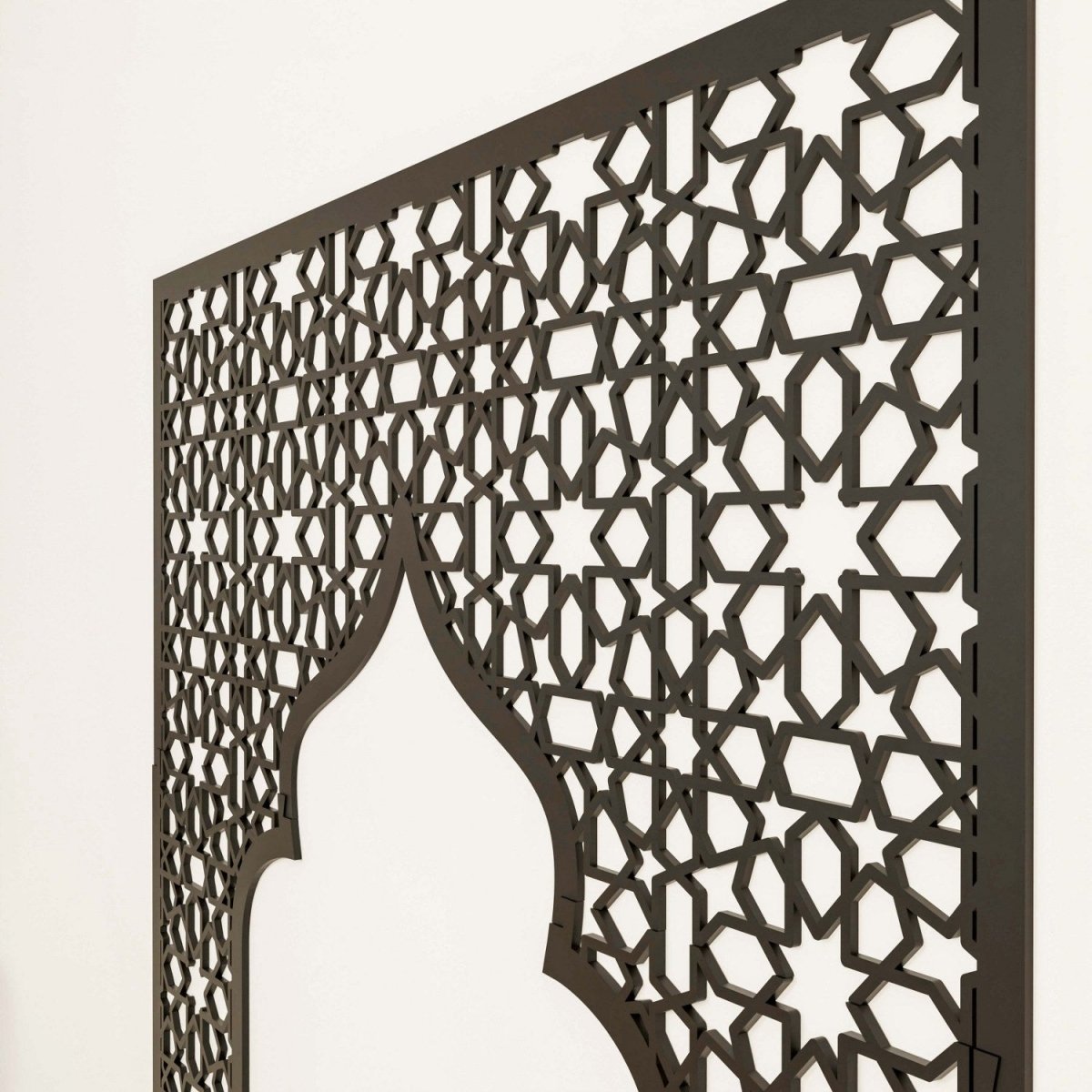 Islamic Wood Roster Prayer Room Decors - Wooden Mihrab | Islamic Wall Art