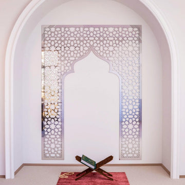 Wooden Mihrab Muslim Home Decors – Prayer Room Ideas | Islamic Wall Art - Islamic Wall Art Store