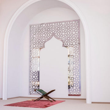 Wooden Mihrab Muslim Home Decors – Prayer Room Ideas | Islamic Wall Art - Islamic Wall Art Store