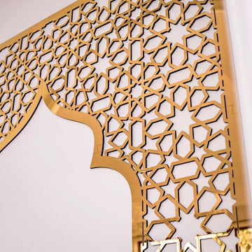 Wooden Mihrab Muslim Home Decors – Prayer Room Ideas | Islamic Wall Art - Islamic Wall Art Store