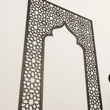 Wooden Mihrab Muslim Home Decors – Prayer Room Ideas | Islamic Wall Art - Islamic Wall Art Store