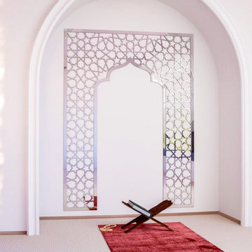 Wooden Mihrab Prayer Room Decor - Spiritual Islamic Wall Arts for Home - Islamic Wall Art Store