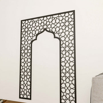 Wooden Mihrab Prayer Room Decor - Spiritual Islamic Wall Arts for Home - Islamic Wall Art Store