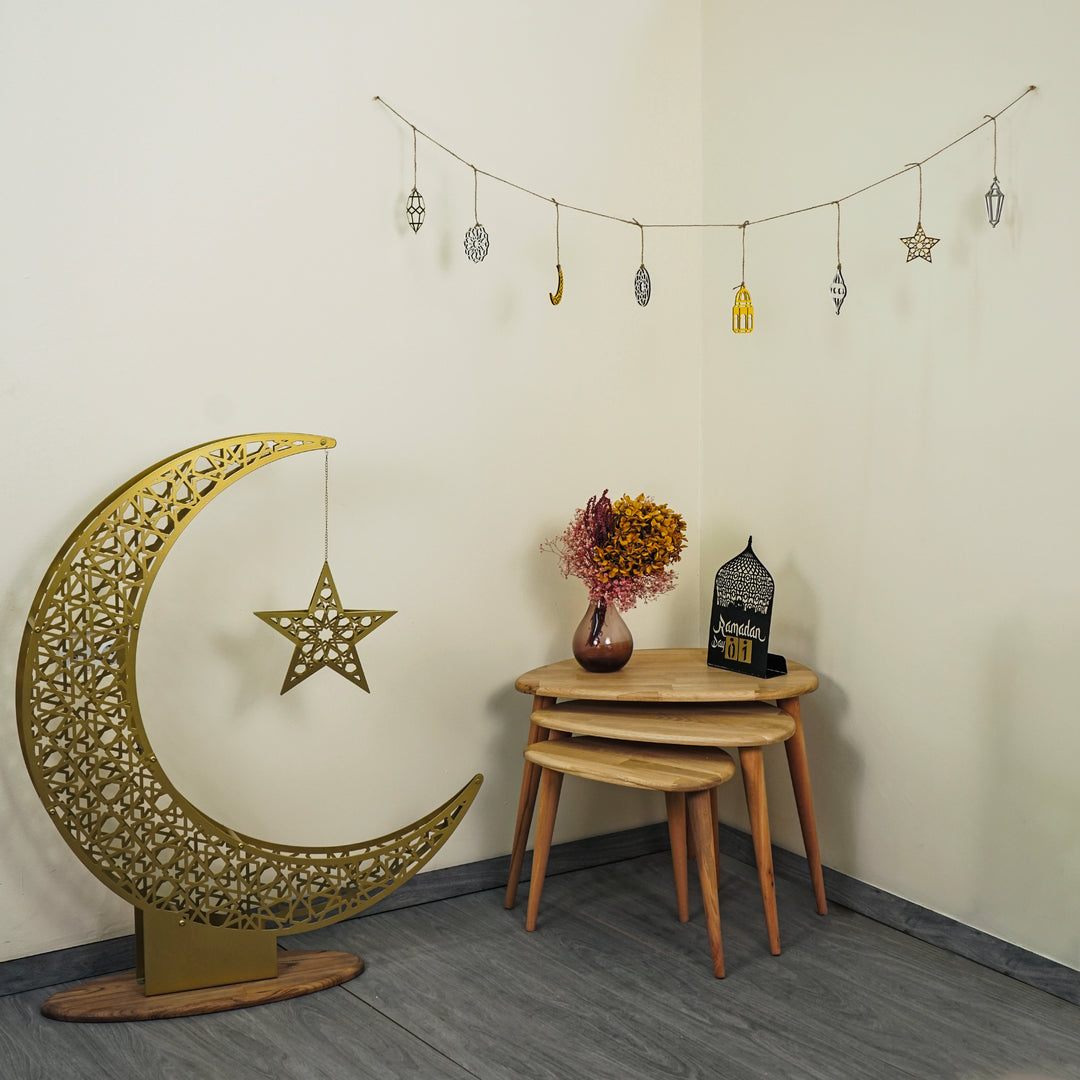 22 Piece Ramadan Ornaments,Ramadan Kareem Decor, Eid Decoration