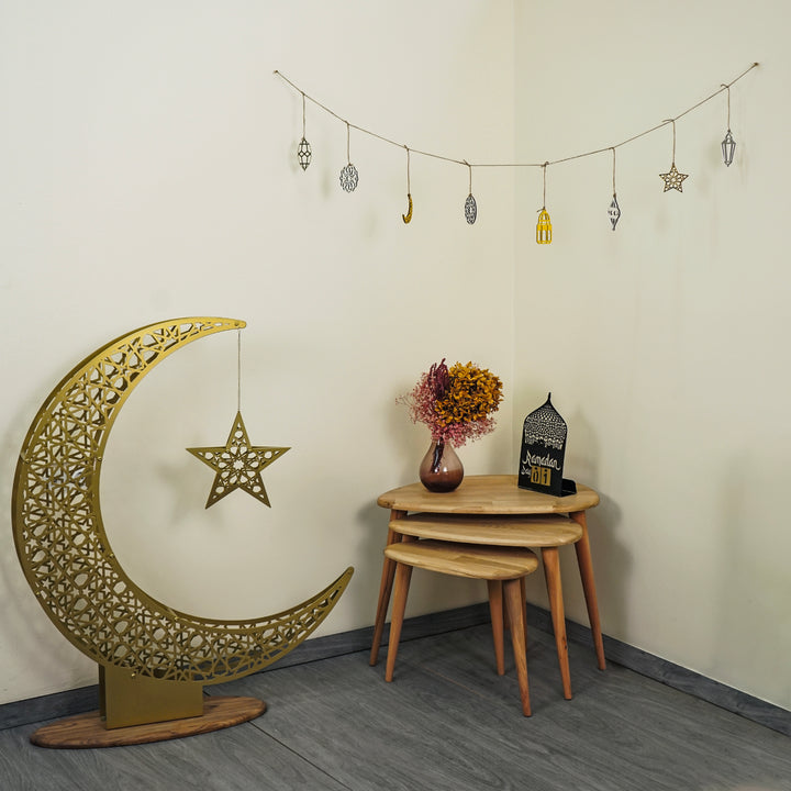 Ornements de Ramadan de 22 pièces, décor de Ramadan Kareem, décoration de l'Aïd