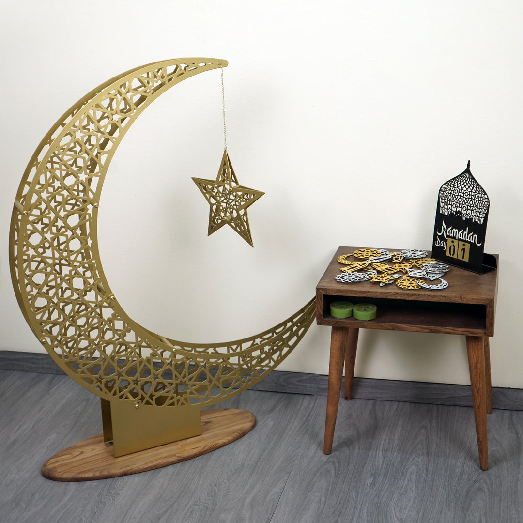 22 Stück Ramadan-Ornamente, Ramadan Kareem-Dekor, Eid-Dekoration