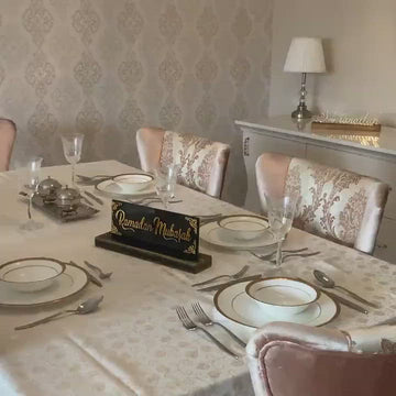 Ramadan Mubarak, Dua für Iftar, Glasdekoration, islamisches Geschenk, Tischkunst