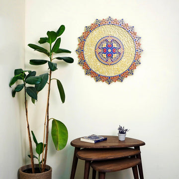Ayatul Kursi Tezhip Calligraphy Metal Islamic Wall Art (UV - Printed) - Islamic Wall Art Store
