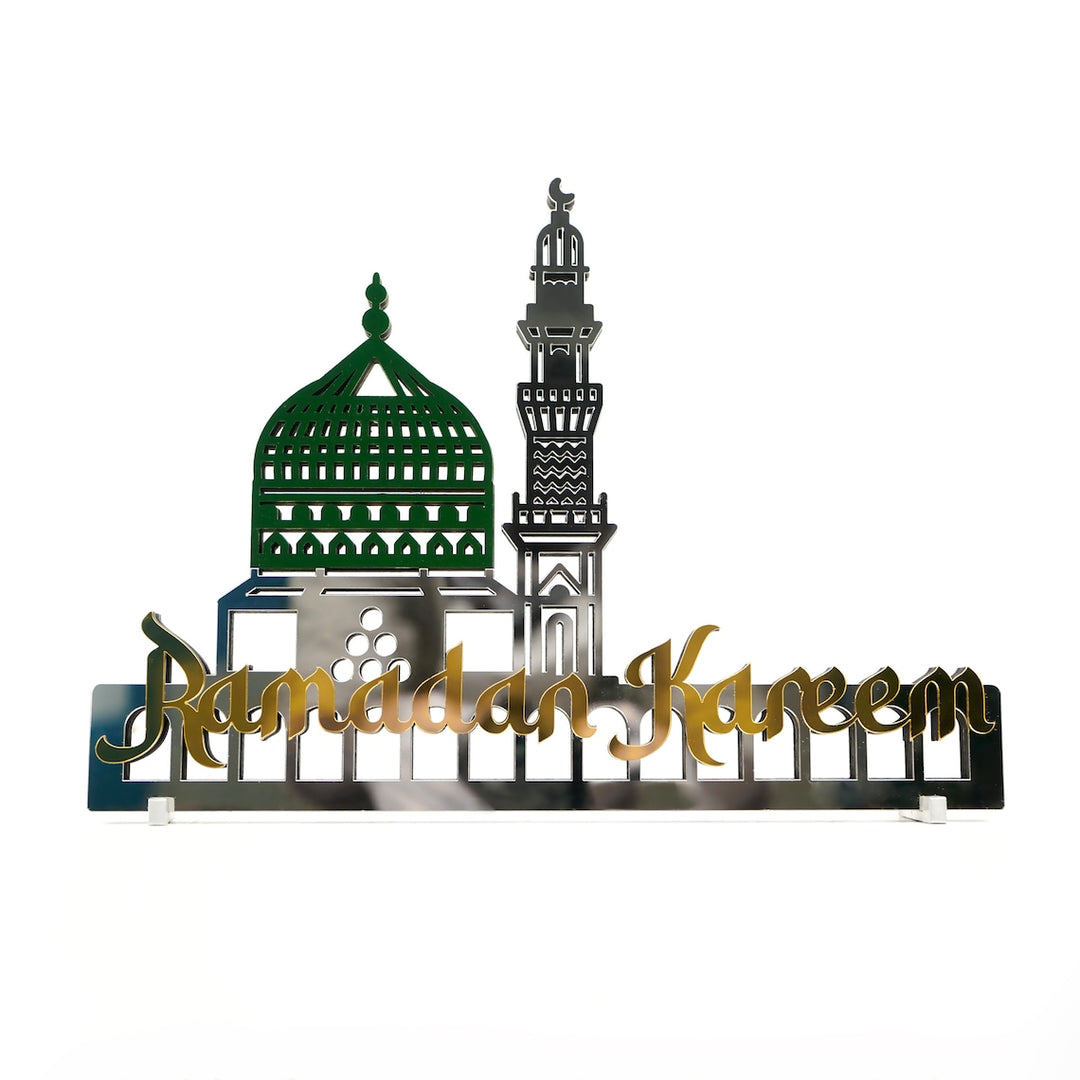 Ramadan Kareem Masjid-An Nabawi Wooden Islamic Gift Table Decor