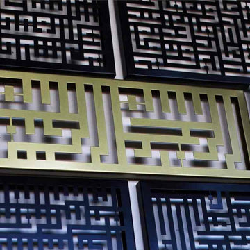 4 Quls Kufic Metal Islamic Wall Art - Islamic Wall Art Store