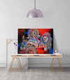 4Quls Falaq, Nas, Ikhlas, Kafirun v2 Oil Paint Reproduction Canvas Print Islamic Wall Art - Islamic Wall Art Store