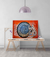 Ayatul Kursi v16 Oil Painting Reproduction Canvas Print Islamic Wall Art - Islamic Wall Art Store