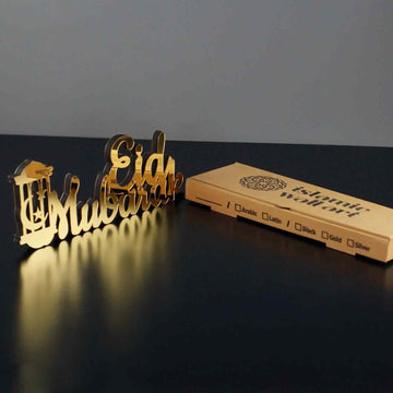 Eid Mubarak Table Top Decor - Style 3 - Islamic Wall Art Store