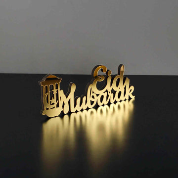 Eid Mubarak Table Top Decor - Style 3 - Islamic Wall Art Store