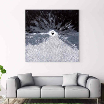 Kaaba v2 Oil Painting Reproduction Canvas Print Islamic Wall Art - Islamic Wall Art Store
